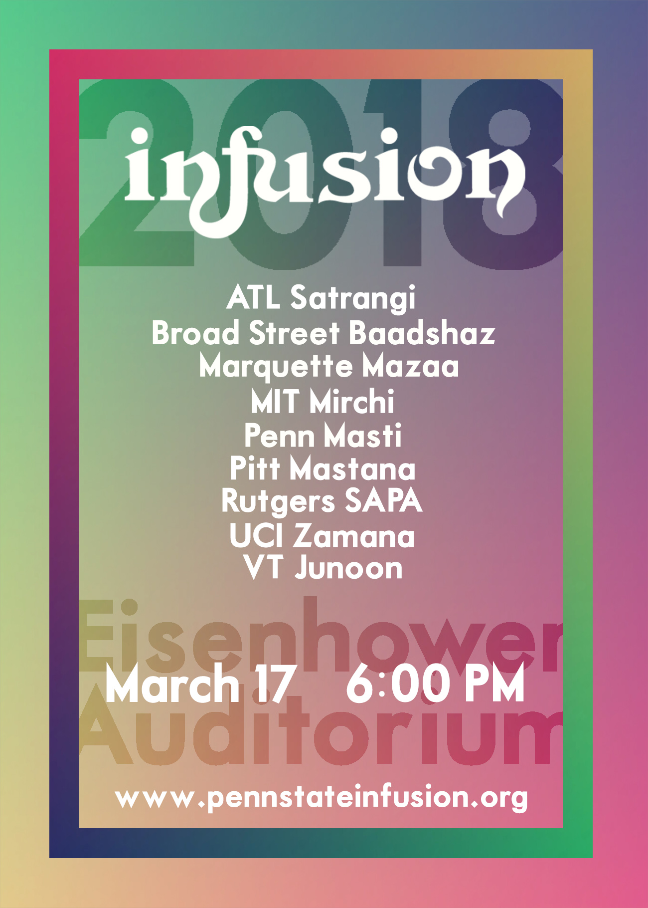 Infusion Lineup 2018